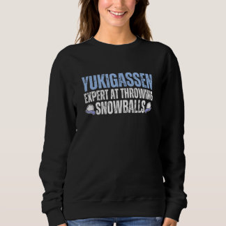 Yukigassen-expert in het gooien met sneeuwballen trui