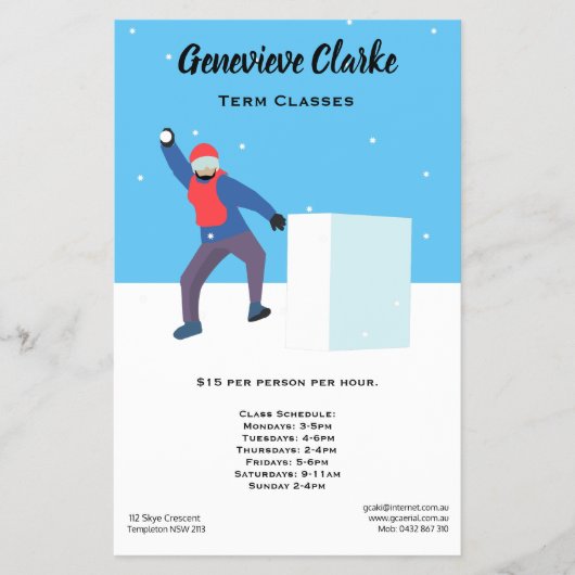 Yukigassen Flyer (Voorkant)