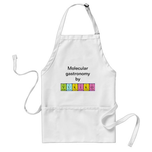 Yukiko periodieke handelsnaam apron standaard schort (Voorkant)