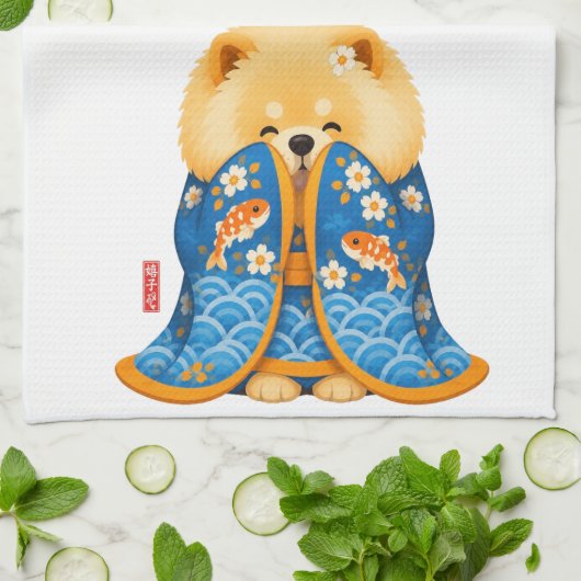 YUKIKO'S TUIN • Geisha Theedoek (Gevouwen)
