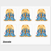 YUKIKO'S TUIN • VIERKANTE STICKER (Vel)