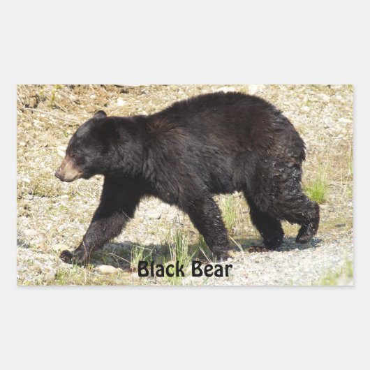 Yukon Black Beer Wildlife Sticker Gifts (Voorkant)
