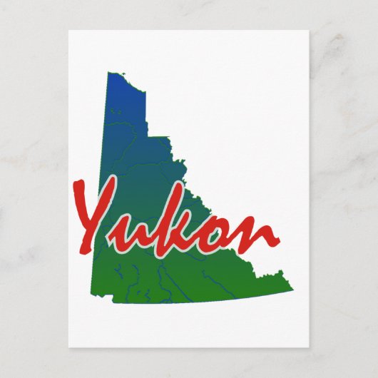 Yukon Briefkaart (Voorkant)