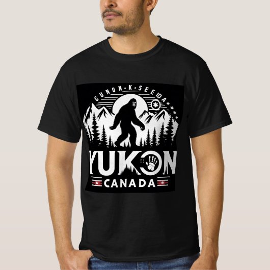 Yukon Canada Bigfoot T-shirt (Voorkant)