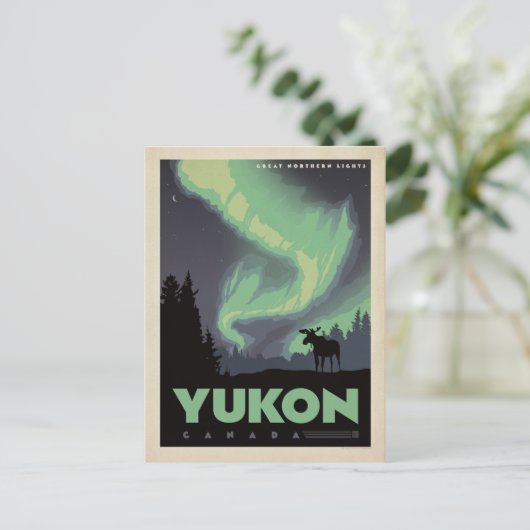 Yukon, Canada Briefkaart (Staand voorkant)