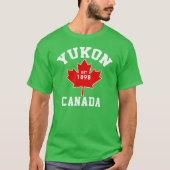 Yukon Canada Est.1898 Patriotic T Shirt (Voorkant)