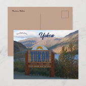 Yukon Canada Groter Dan Het Leven Briefkaart (Voorkant / Achterkant)