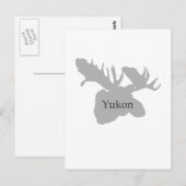 Yukon Canada Logo (mose) Briefkaart (Voorkant / Achterkant)