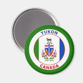 YUKON, CANADA MAGNEET (Voorkant / Achterkant)