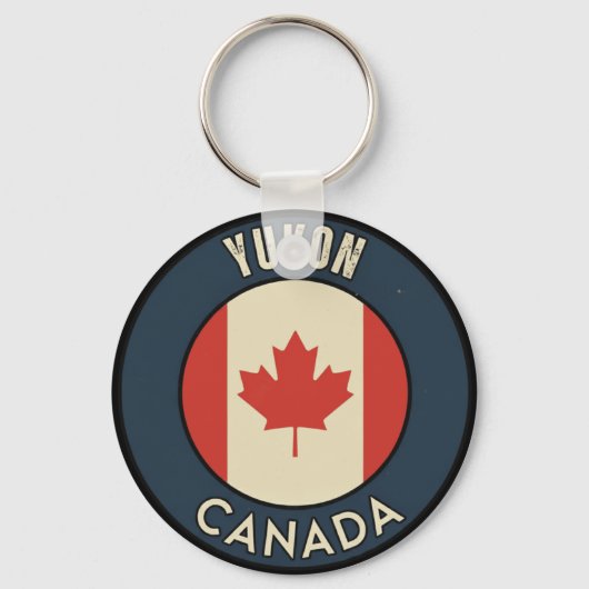 Yukon Canada Sleutelhanger (Voorkant)