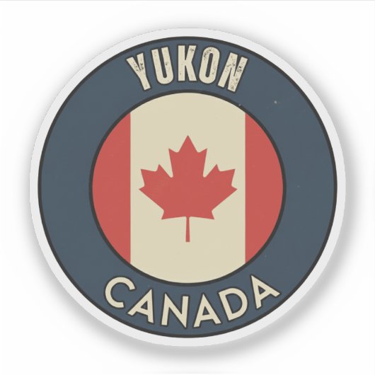 Yukon Canada Sticker (Voorkant)