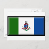 Yukon (Canada) Vlag Briefkaart (Voorkant / Achterkant)