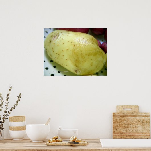 Yukon Gold-aardappel Poster (Keuken)