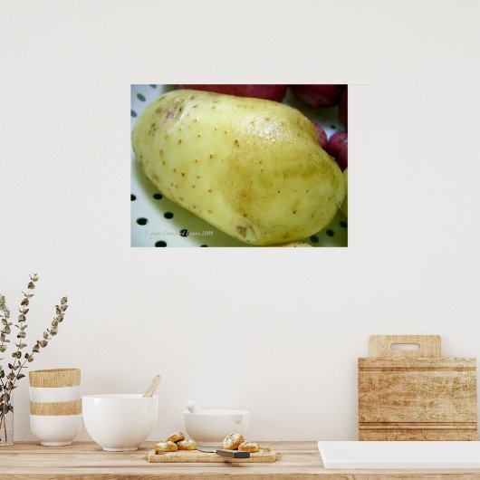 Yukon Gold-aardappel Poster (Keuken)