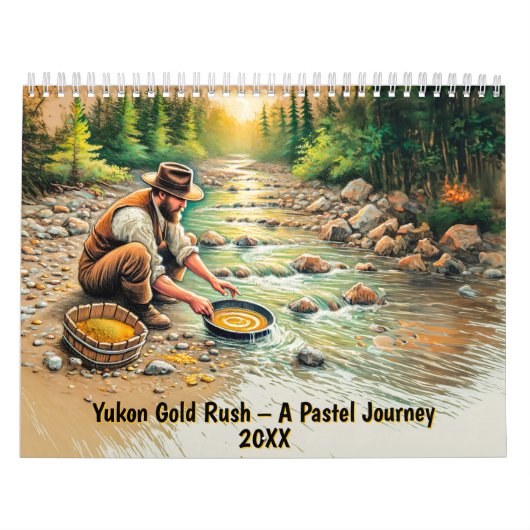 Yukon Gold Rush – Een pastelreis Kalender (Hoes)