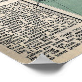 YUKON KLONDIKE GOLD RUSH MAP 1897 POSTER (Hoek)