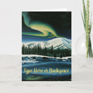 Yukon Landscape Art Kaarten gepersonaliseerd