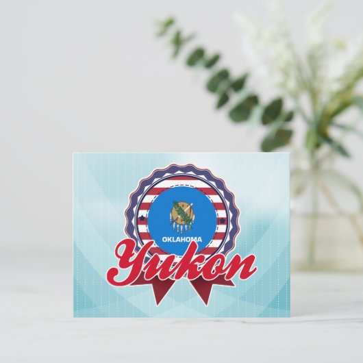 Yukon, oké briefkaart (Staand voorkant)
