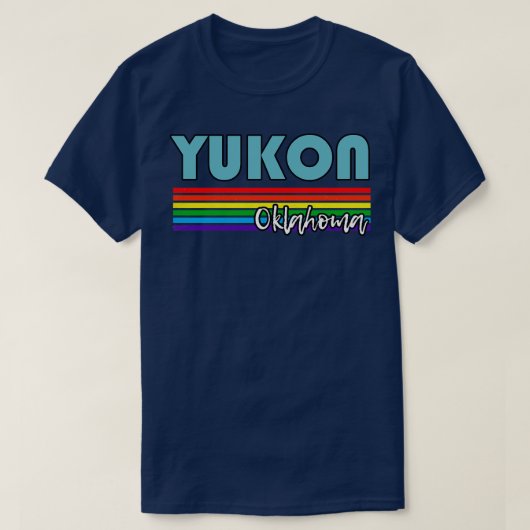 Yukon Oklahoma Pride Yukon LGBT Gift LGBTQ Onderst T-shirt (Design voorkant)