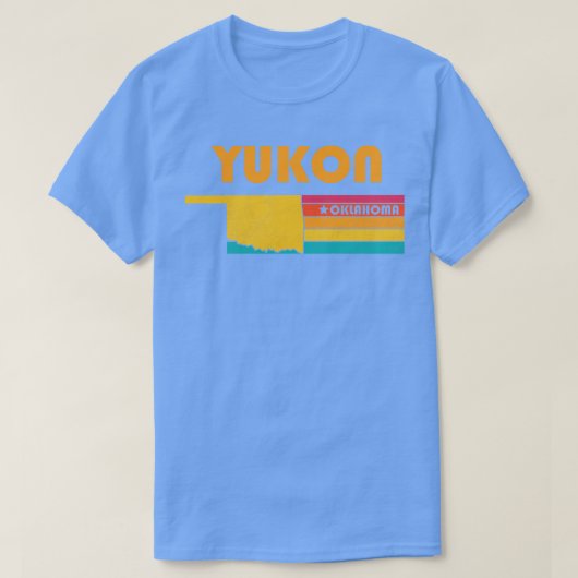 Yukon Oklahoma  Verdrietig Souvenir T-shirt (Design voorkant)