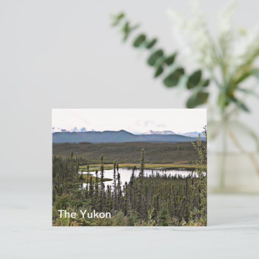 Yukon Pond Briefkaart (Staand voorkant)