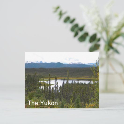 Yukon Pond Briefkaart (Staand voorkant)