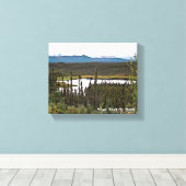 Yukon Pond Canvas Afdruk (Insitu (Houten vloer))