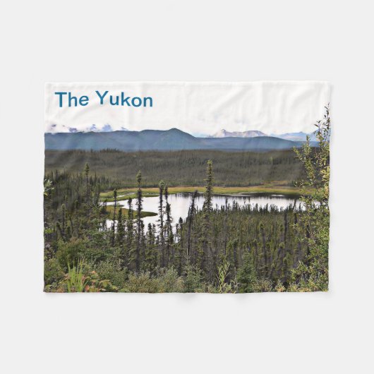 Yukon Pond Fleece Deken (Voorkant (Horizontaal))