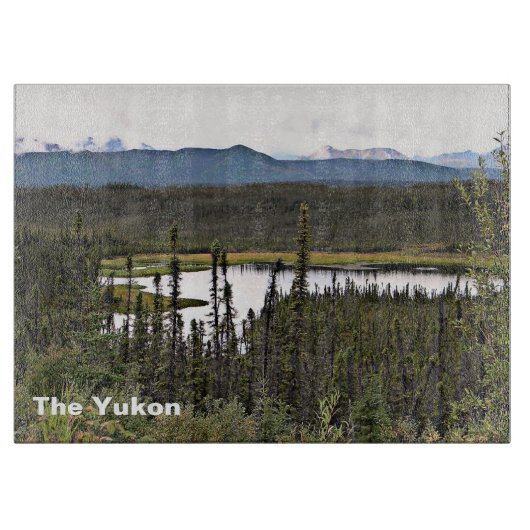 Yukon Pond Snijplank (Voorkant)