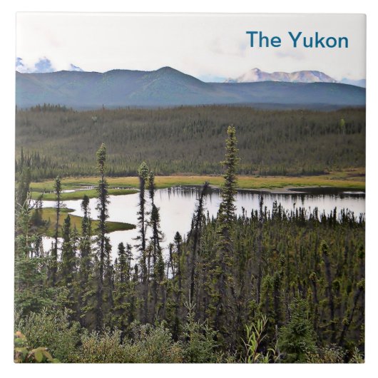 Yukon Pond Tegeltje (Voorkant)
