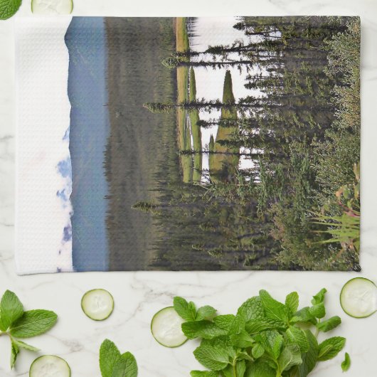 Yukon Pond Theedoek (Gevouwen)