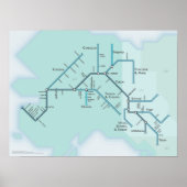 Yukon River 15 x 20 inch Poster (Voorkant)