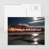 Yukon River Moon Briefkaart (Voorkant / Achterkant)