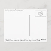 Yukon River Moon Briefkaart (Achterkant)