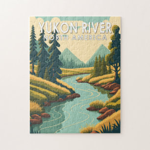Yukon River North America Travel Art  Legpuzzel