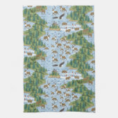 Yukon River Wildlife Kitchen Towels Theedoek (Verticaal)