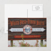 Yukon Route Briefkaart (Voorkant / Achterkant)