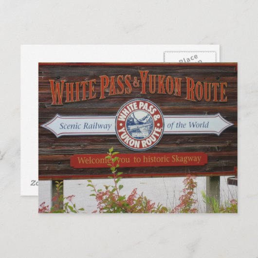 Yukon Route Briefkaart (Voorkant / Achterkant)