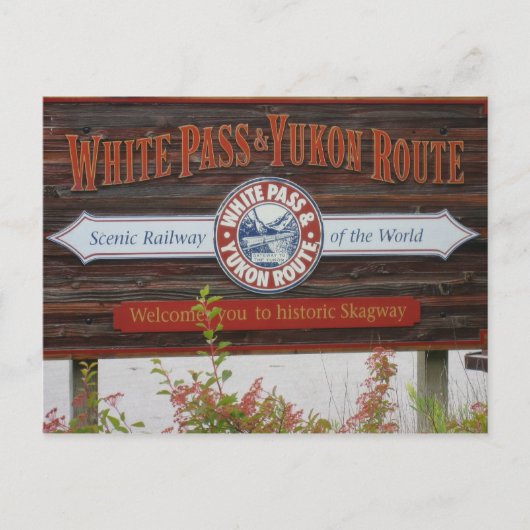 Yukon Route Briefkaart (Voorkant)