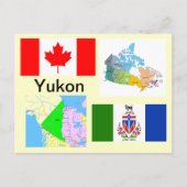 Yukon Territory Canada Briefkaart (Voorkant)