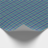 Yukon Territory Canada Tartan Cadeaupapier (Hoek)