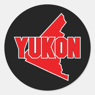 Yukon Territory Ronde Sticker
