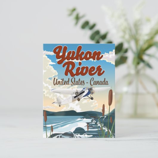 Yukon, Verenigde Staten, reisposter Canada Briefkaart (Staand voorkant)