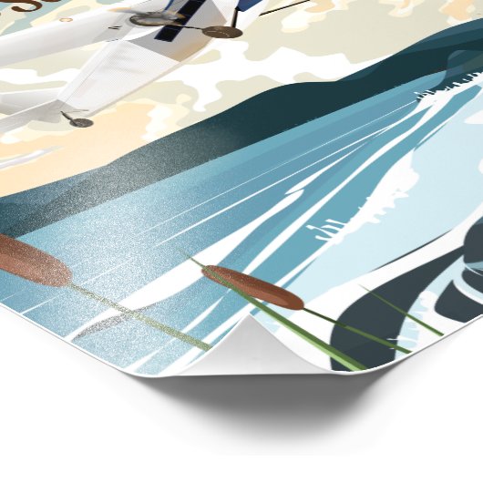 Yukon, Verenigde Staten, reisposter Canada Foto Afdruk (Hoek)