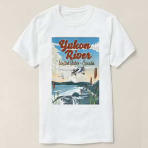 Yukon, Verenigde Staten, reisposter Canada T-shirt