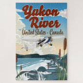 Yukon (Verenigde Staten) Reisposter Giant Coffee Legpuzzel (Verticaal)