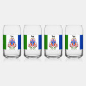 Yukon-vlag Blikvorm Glas (Voorkant)