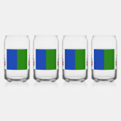 Yukon-vlag Blikvorm Glas (Links)