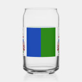 Yukon Vlag Blikvorm Glas (Rechts)