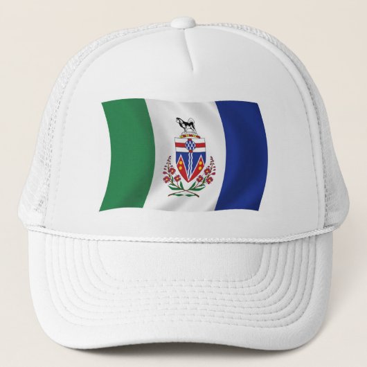 Yukon Vlag Hoed Trucker Pet (Voorkant)